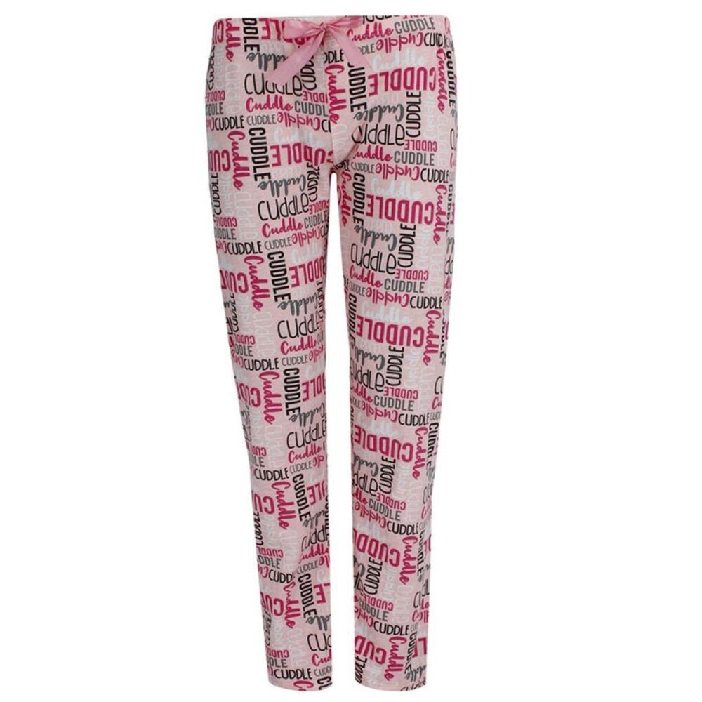 Roll Outta Bed Women's Patterned Open Bottom Pajama Pants